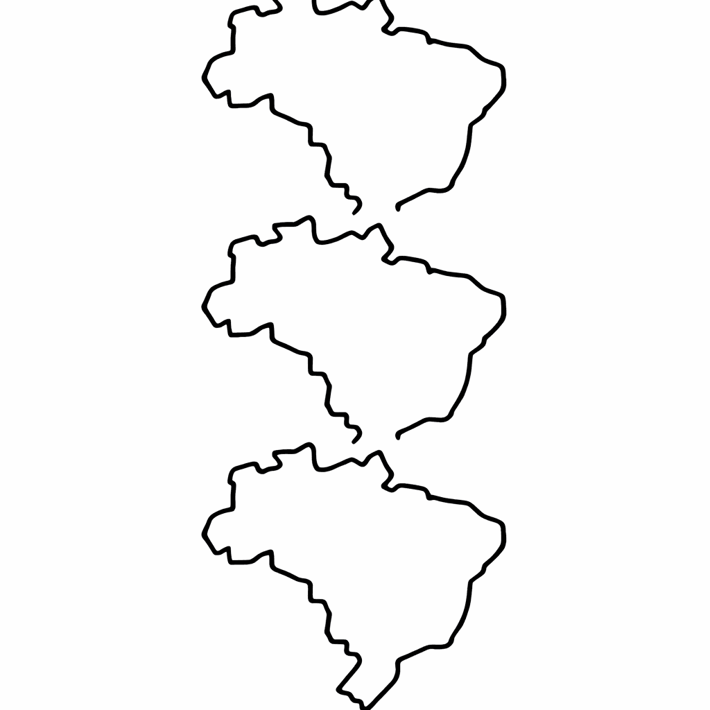 Brazil Coloring Page — Brazil Simple