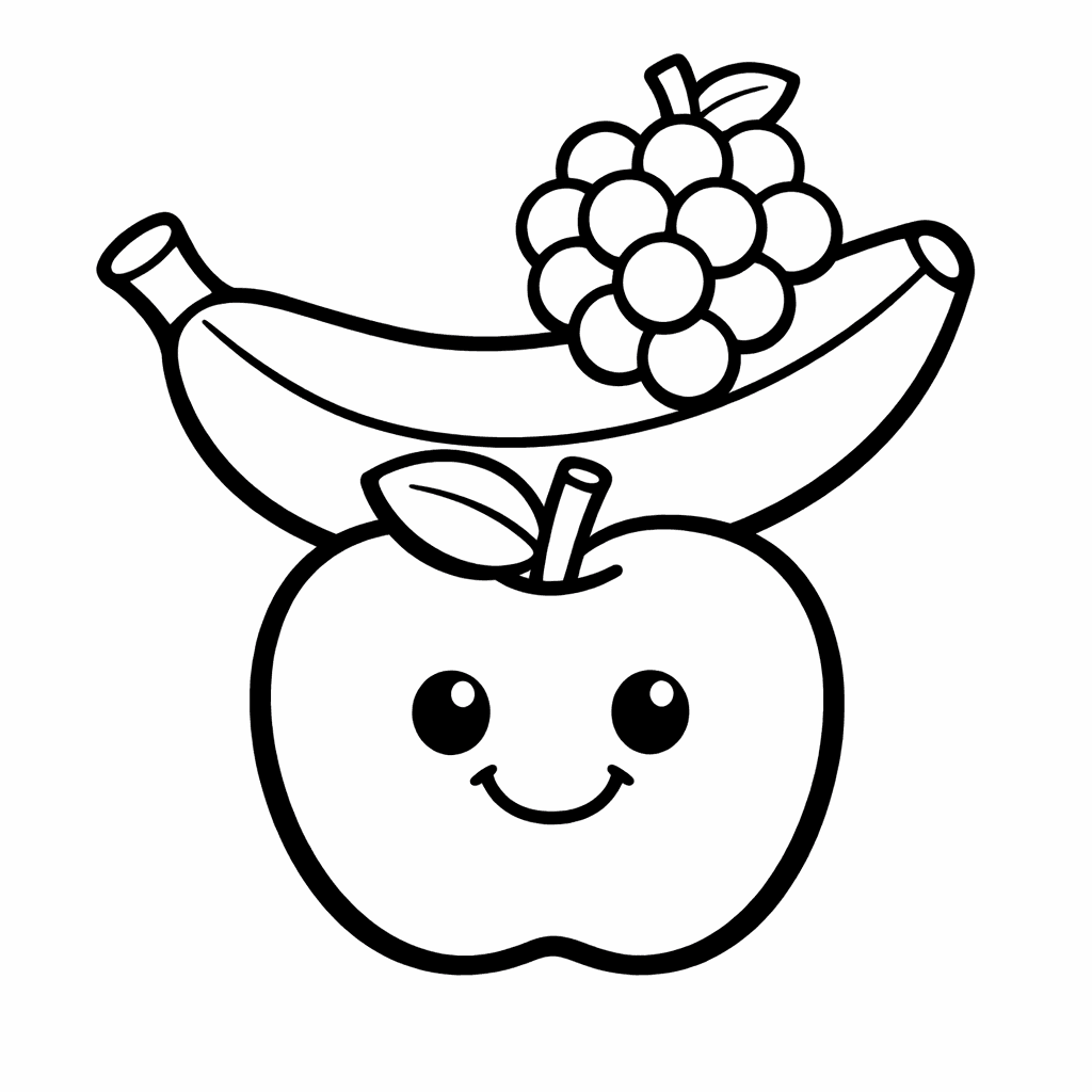Free printable coloring page: An Adventurous Pineapple Sailing On A Boat Made…, for ages 3-6