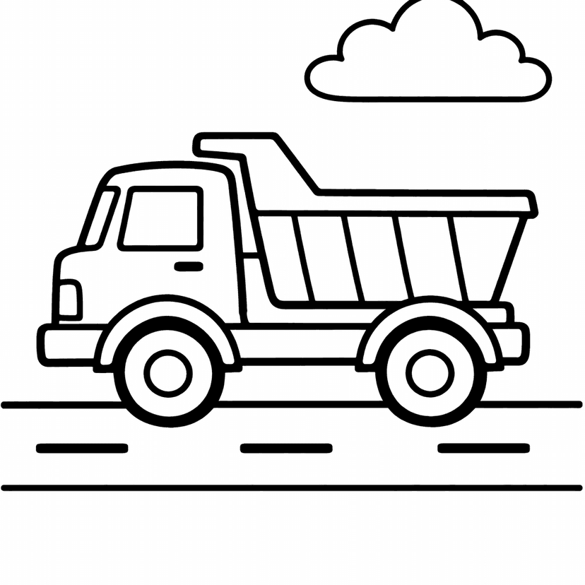 Free printable coloring page: An Amusing Scene Shows An Excavator Wearing A…, for ages 3-6