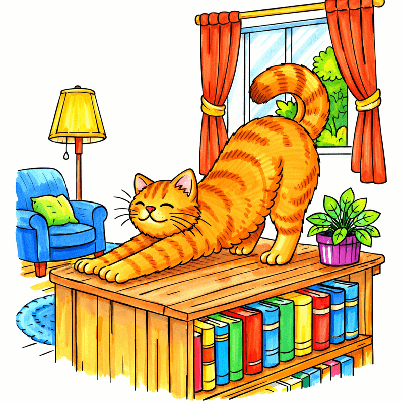Cat coloring pages