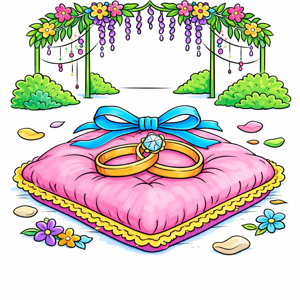 Wedding coloring pages