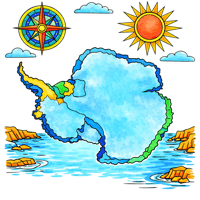 Antarctica coloring pages
