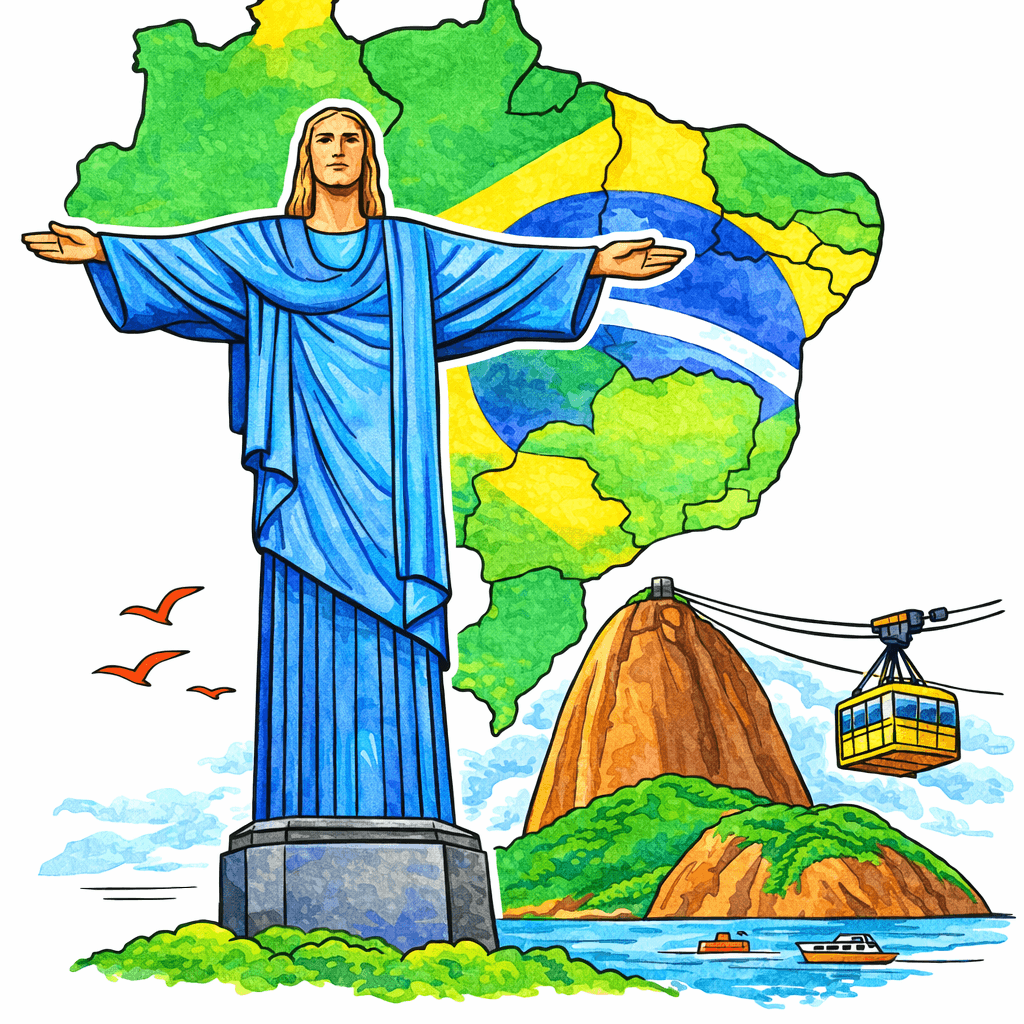Brazil coloring pages