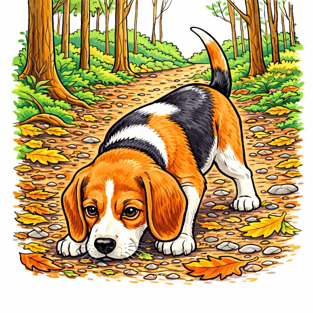 Beagle coloring pages