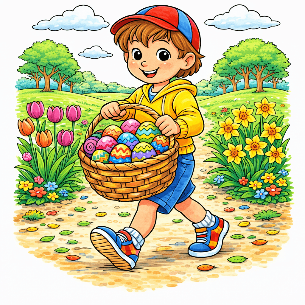 Easter Basket coloring pages