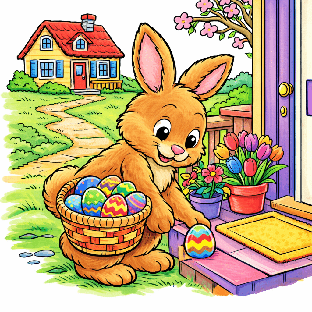 Easter Bunny coloring pages