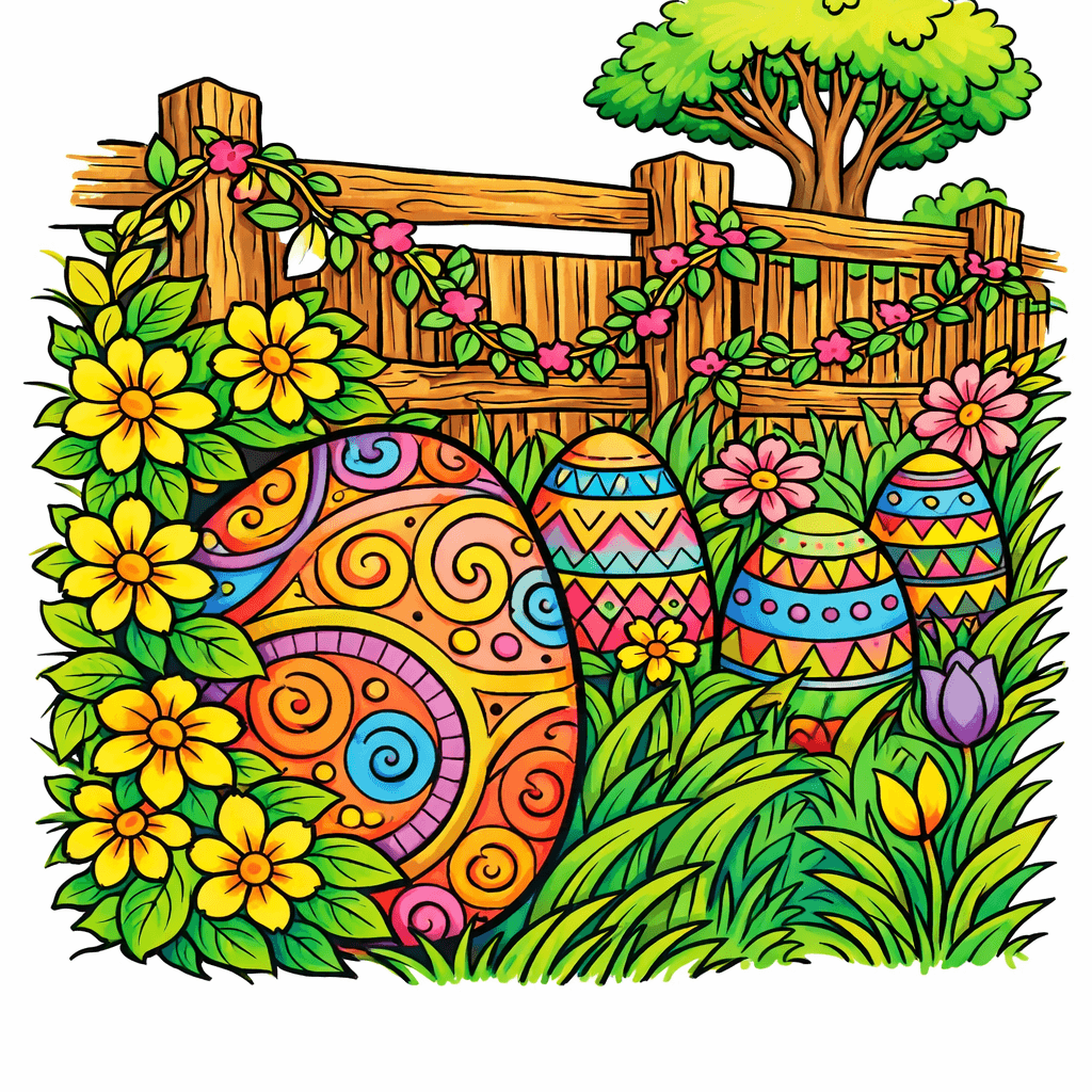 Easter Egg coloring pages