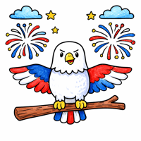Eagle coloring pages