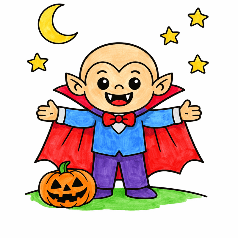 Vampire coloring pages