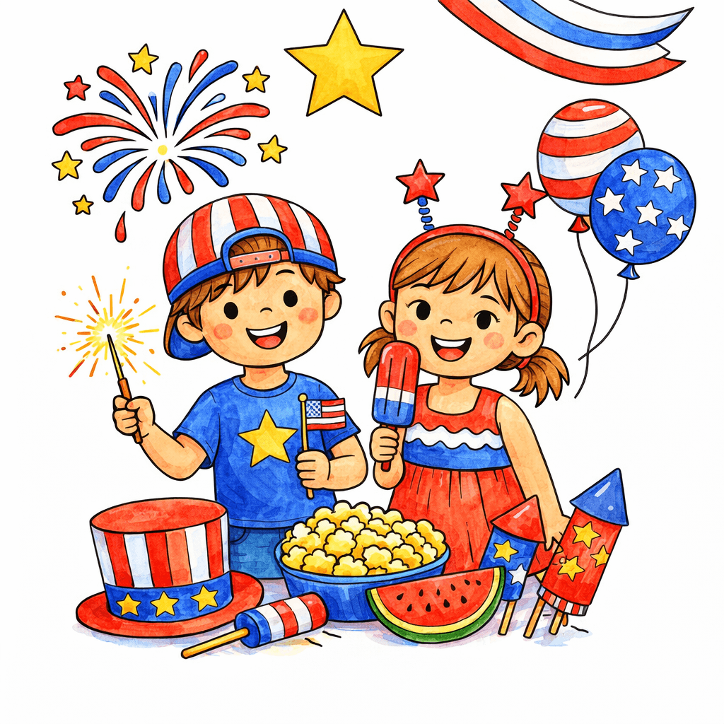 4th Of July coloring pages