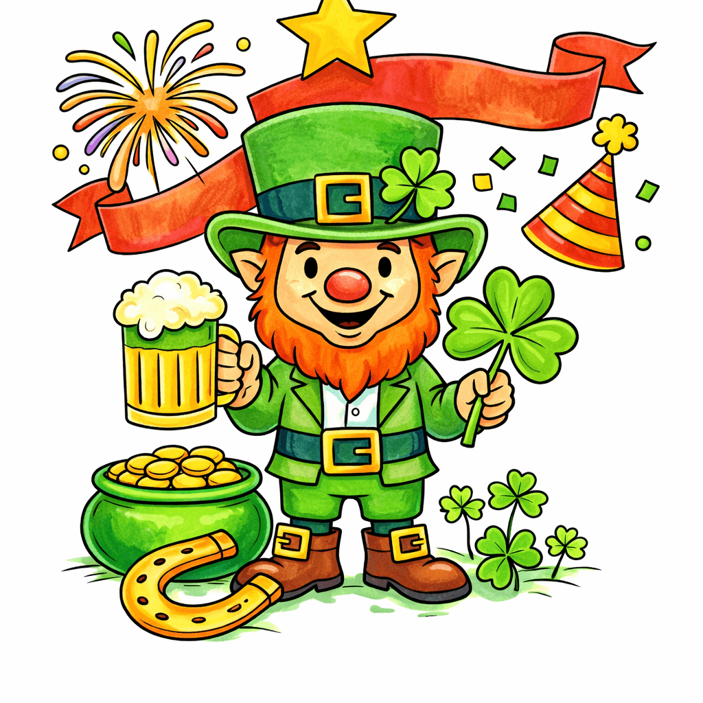 St. Patrick's Day coloring pages