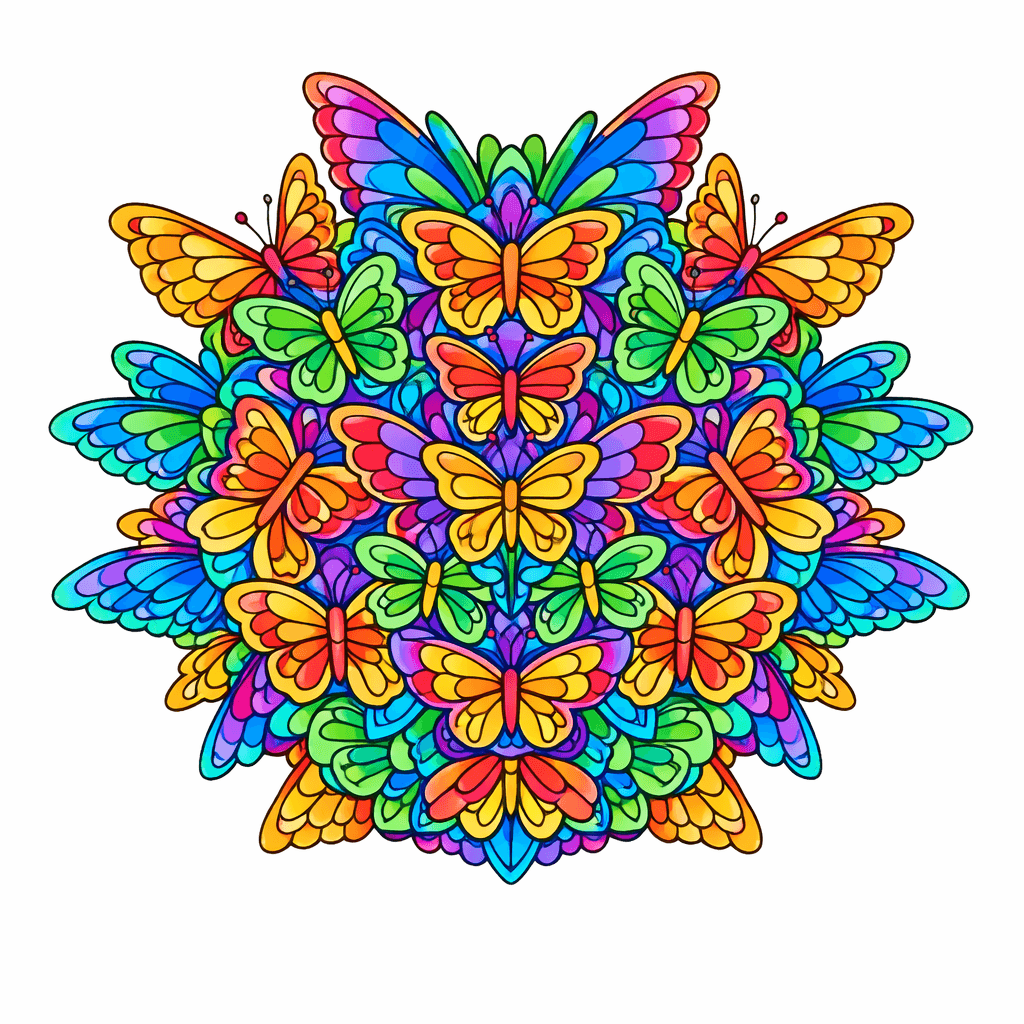 Animal Mandala coloring pages