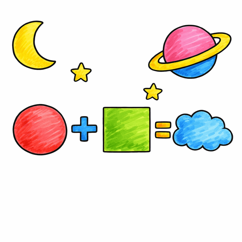 Addition coloring pages