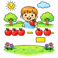 Subtraction coloring pages