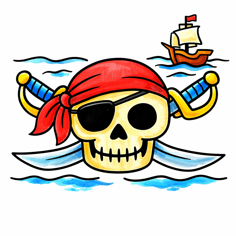 Skull coloring pages