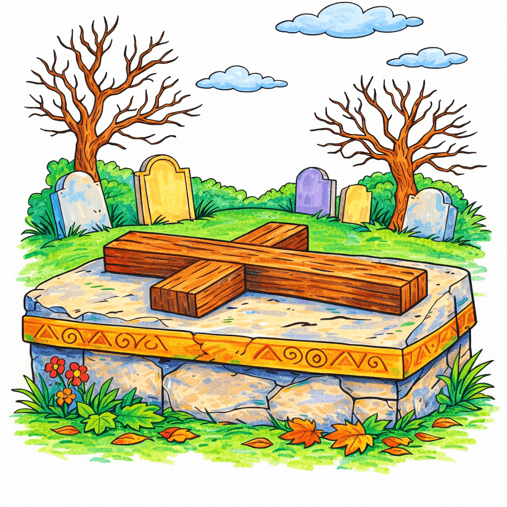 Cross coloring pages