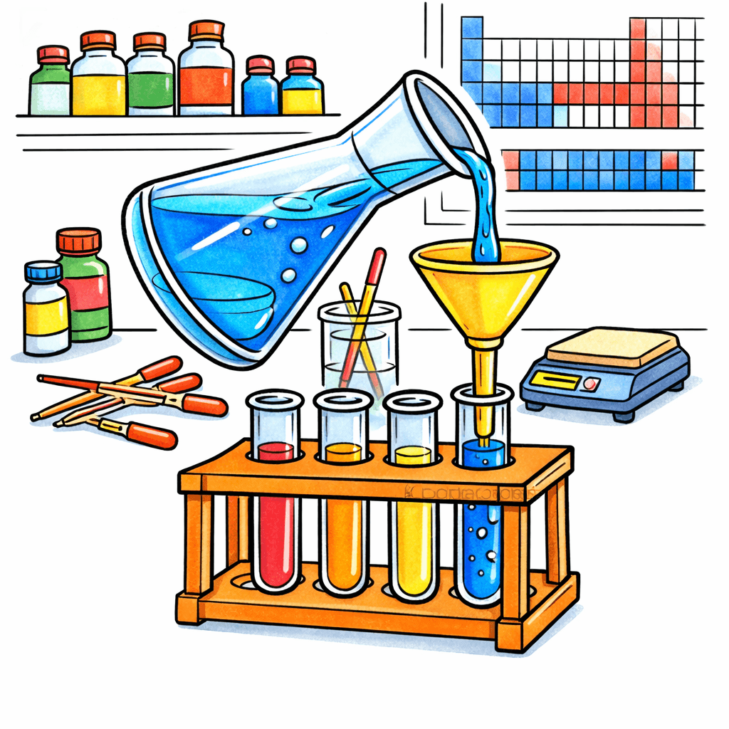Lab Flask coloring pages