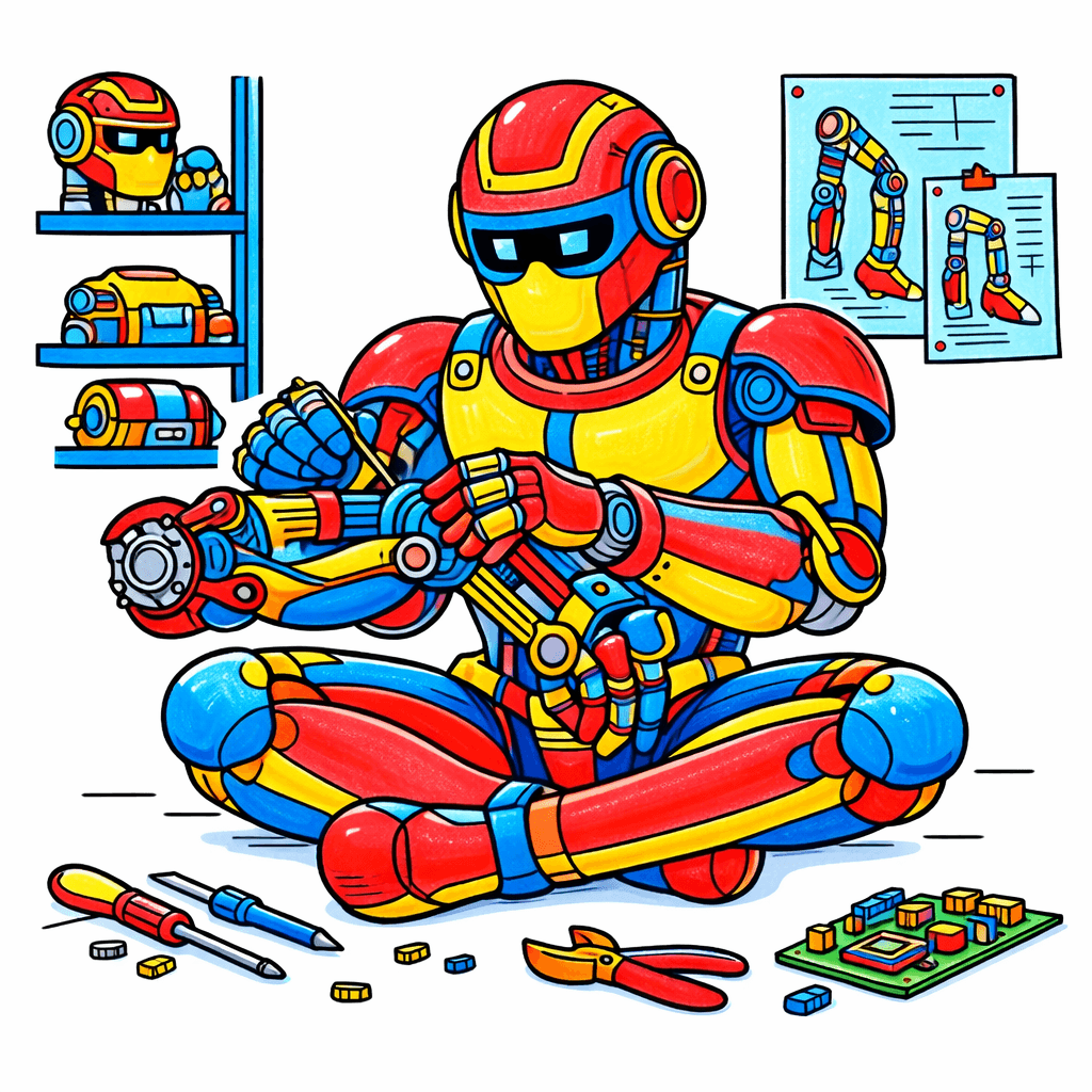 Robot coloring pages