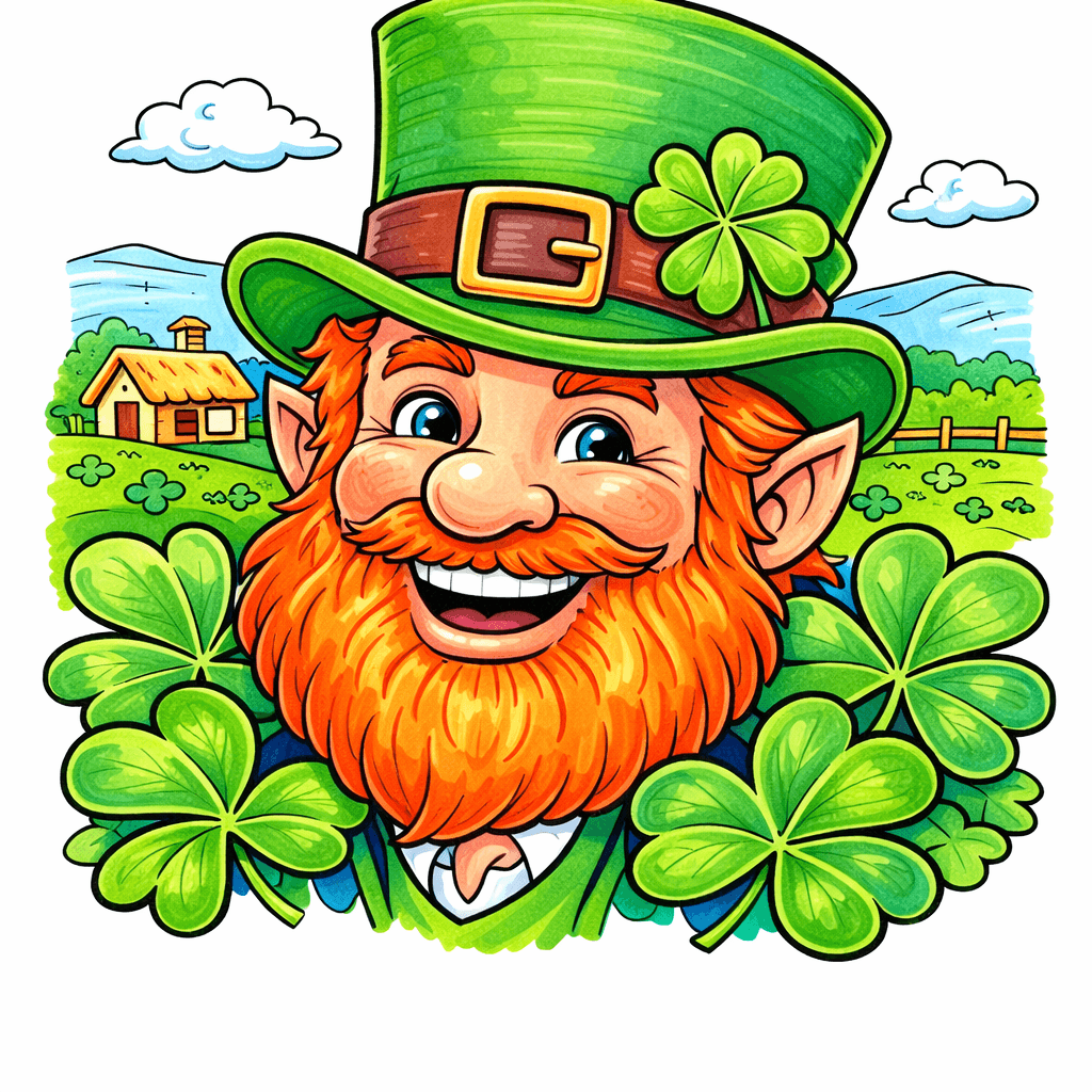 Leprechaun coloring pages
