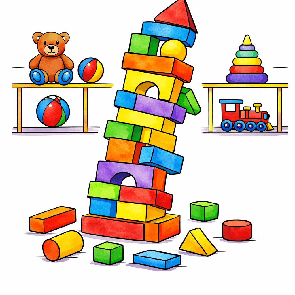 Blocks coloring pages