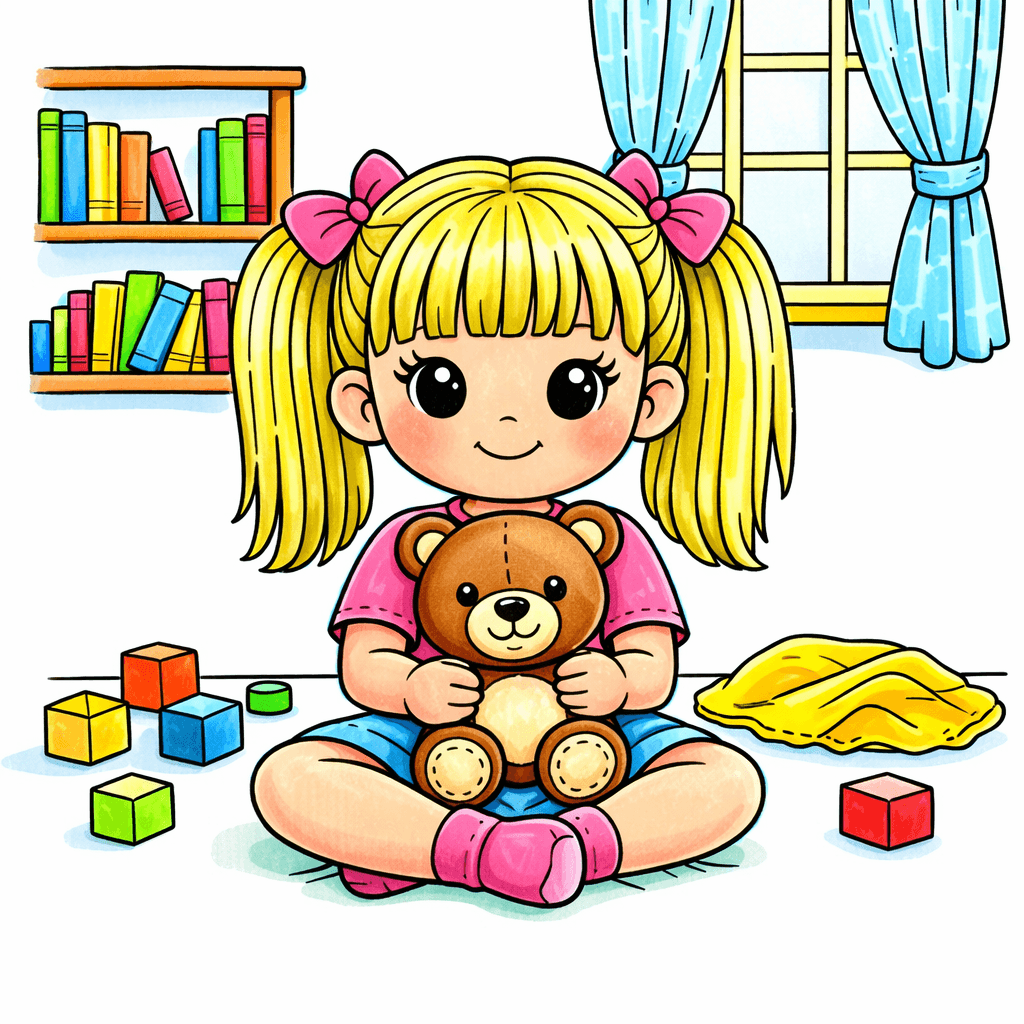 Doll coloring pages