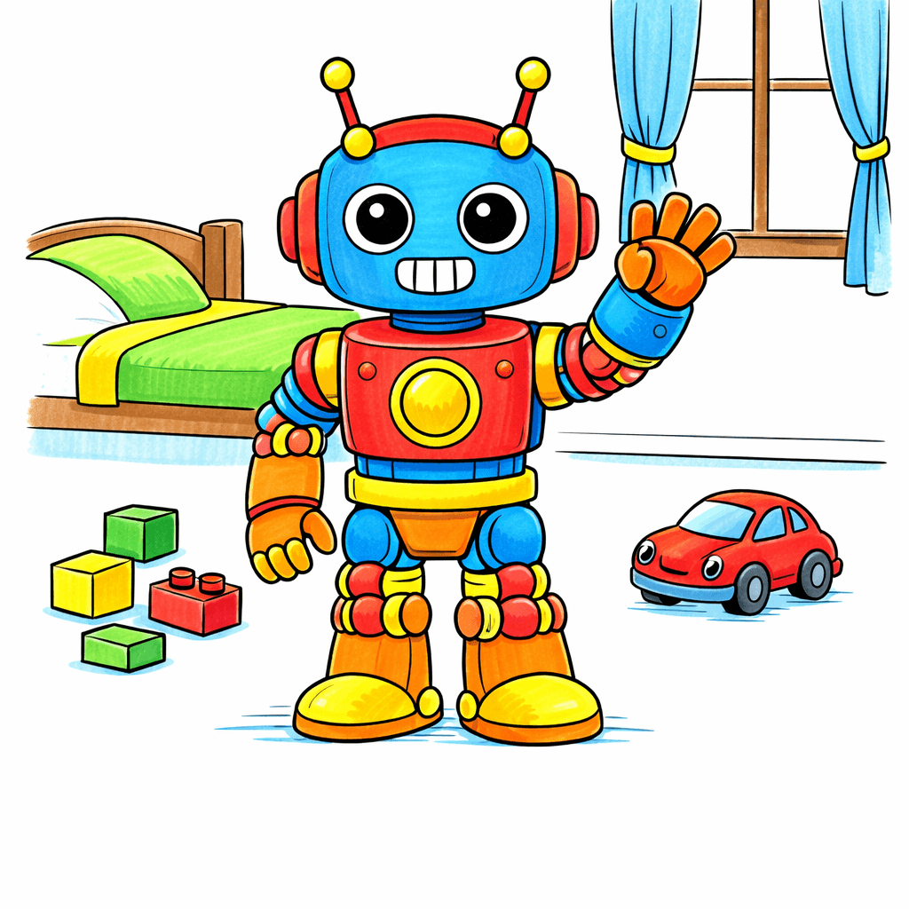 Robot Toy coloring pages