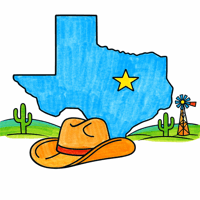 Texas coloring pages