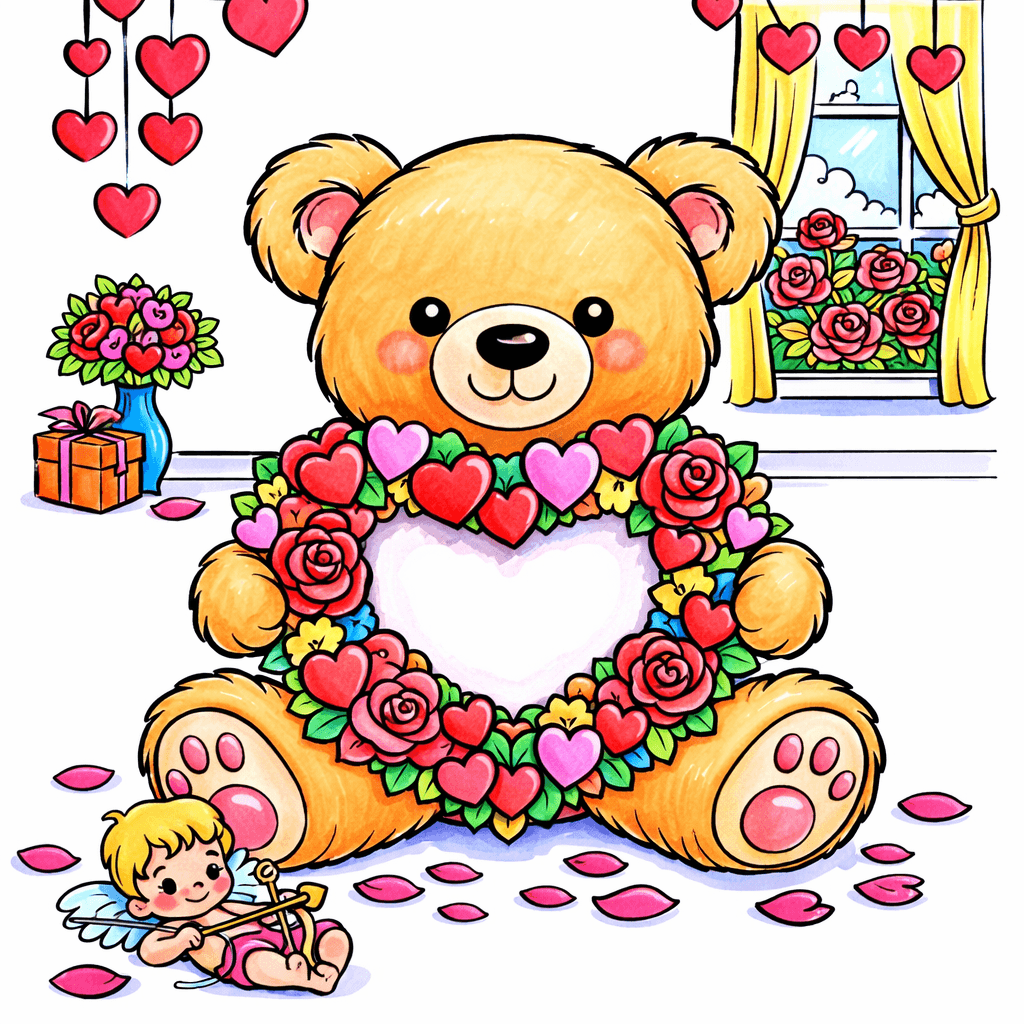 Teddy Bear coloring pages