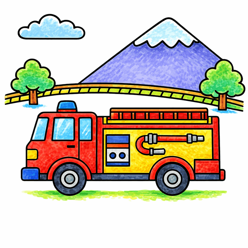 Fire Truck coloring pages