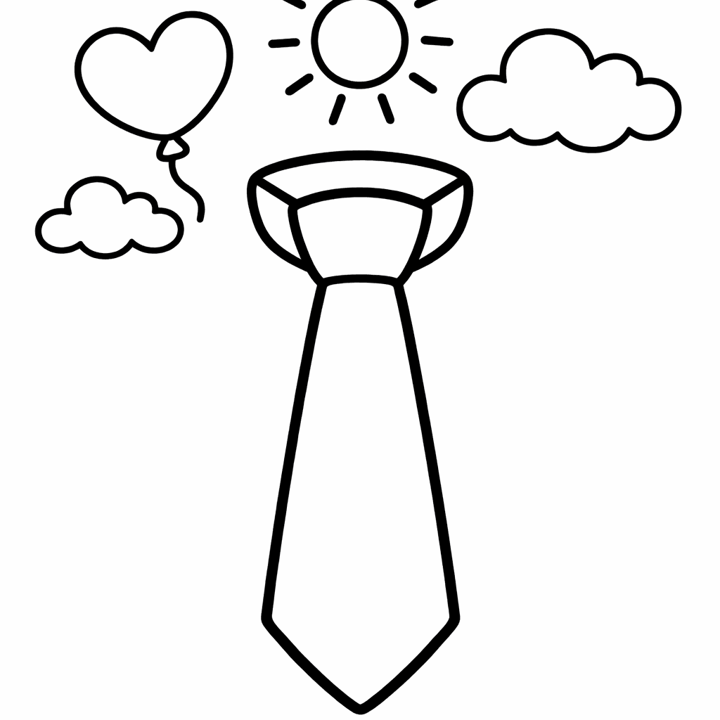 Free printable coloring page: Dad And Tools, for ages 3-6