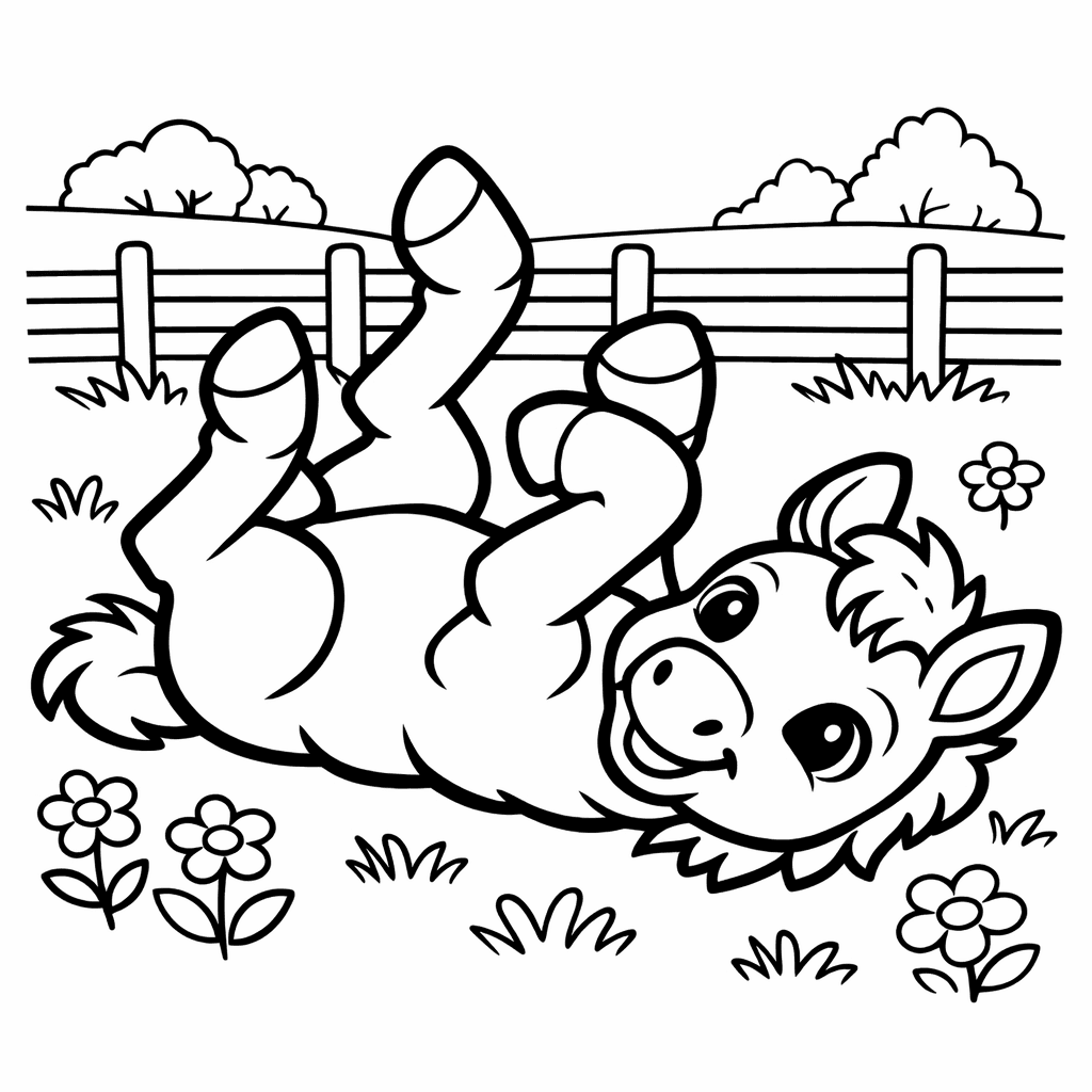 Free printable coloring page: Horse Face, for ages 7-12