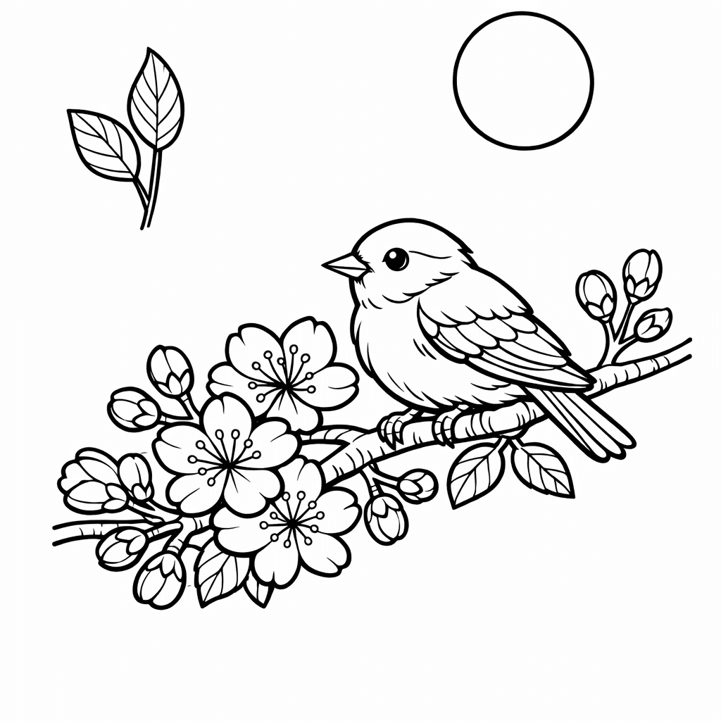 Free printable coloring page: A Close-up Of A Cute Rabbit Peeking Out…, for ages 7-12
