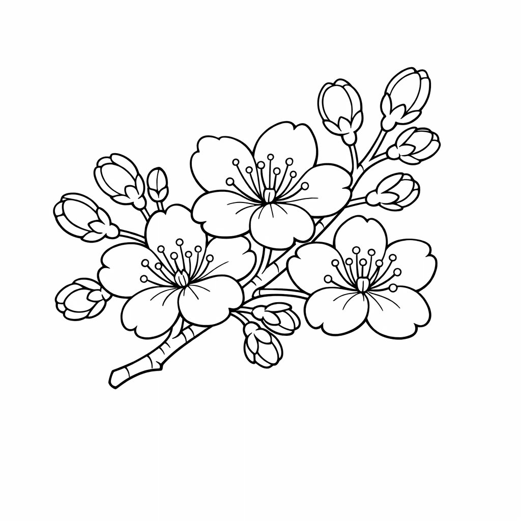 Free printable coloring page: A Wide Shot Of A Joyful Girl Twirling…, for ages 7-12