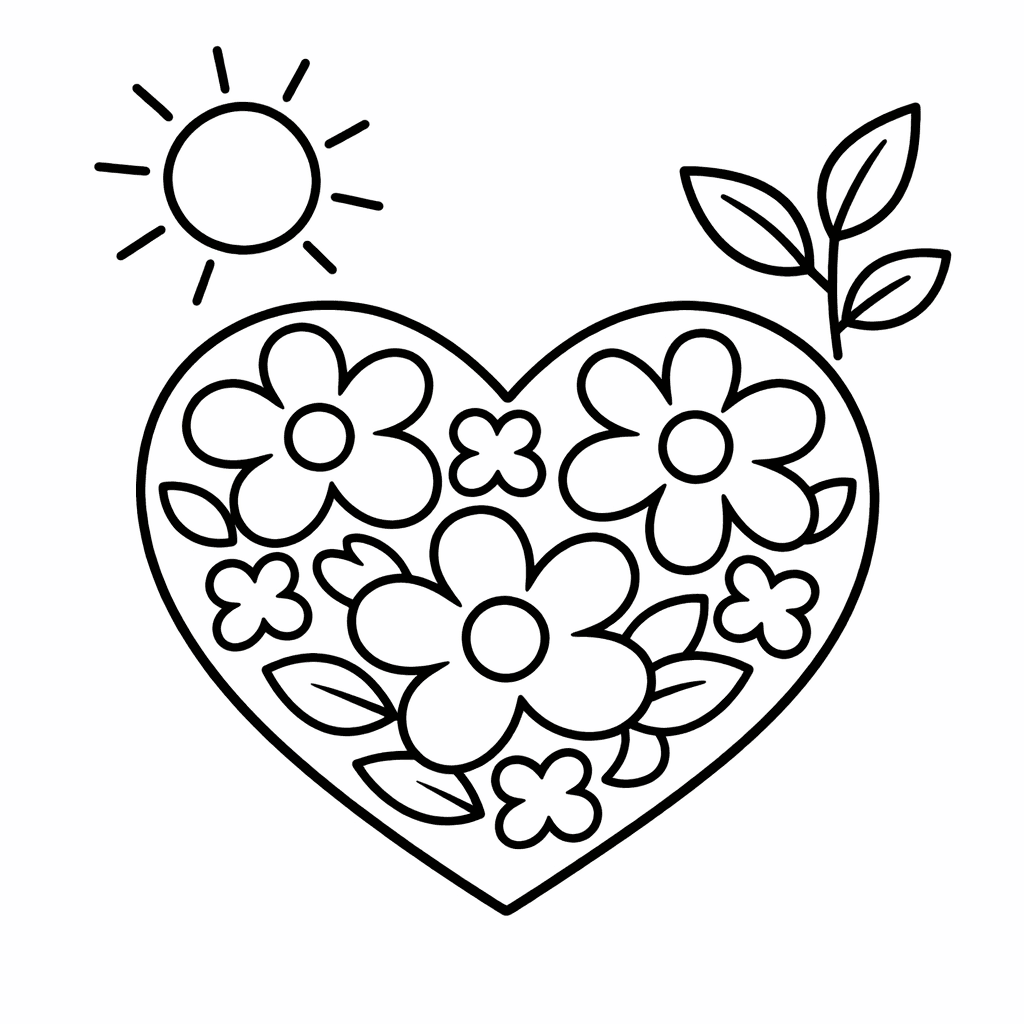 Free printable coloring page: An Enchanted Forest With A Dazzling Flower Mandala…, for ages 3-6