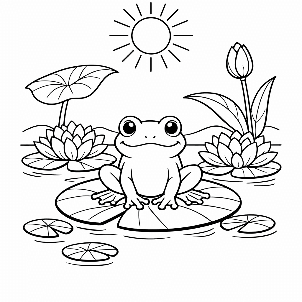 Free printable coloring page: Lily, Dressed As A Magical Fairy, Sits Atop…, for ages 7-12