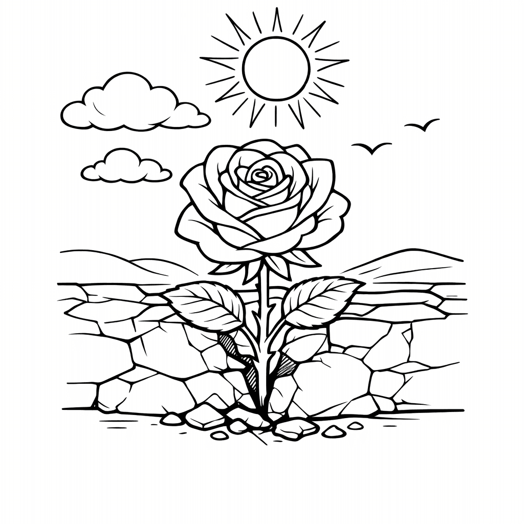 Free printable coloring page: In A Magical Forest Clearing, A Friendly Fairy…, for ages 7-12