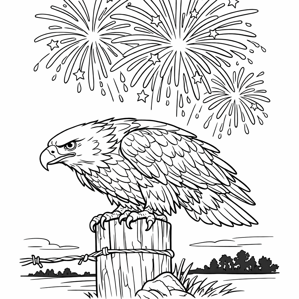 Free printable coloring page: Object Only: Two Or Three Eagles Side By…, for ages 7-12