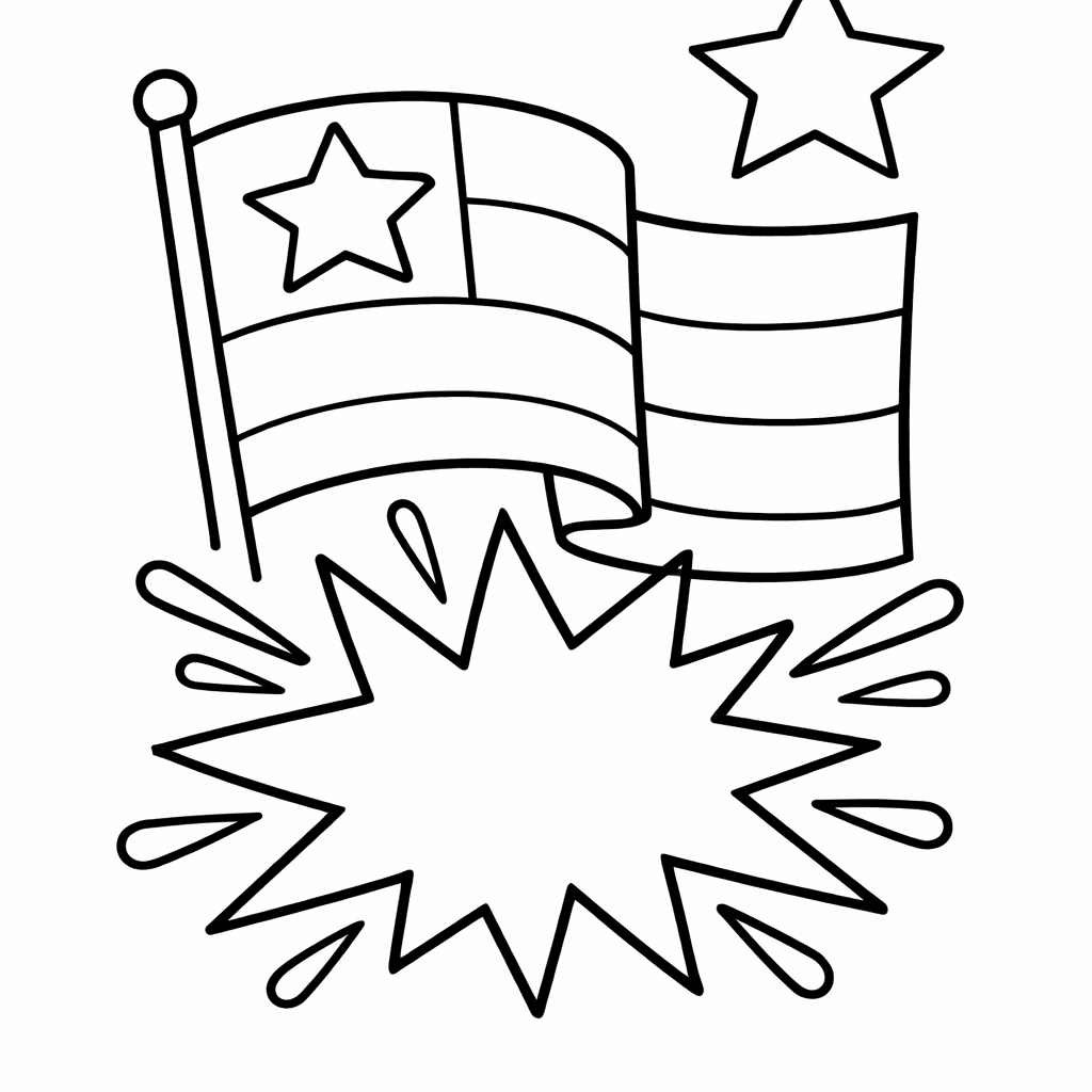 Free printable coloring page: Object Only: Two Or Three Stars Side By…, for ages 3-6
