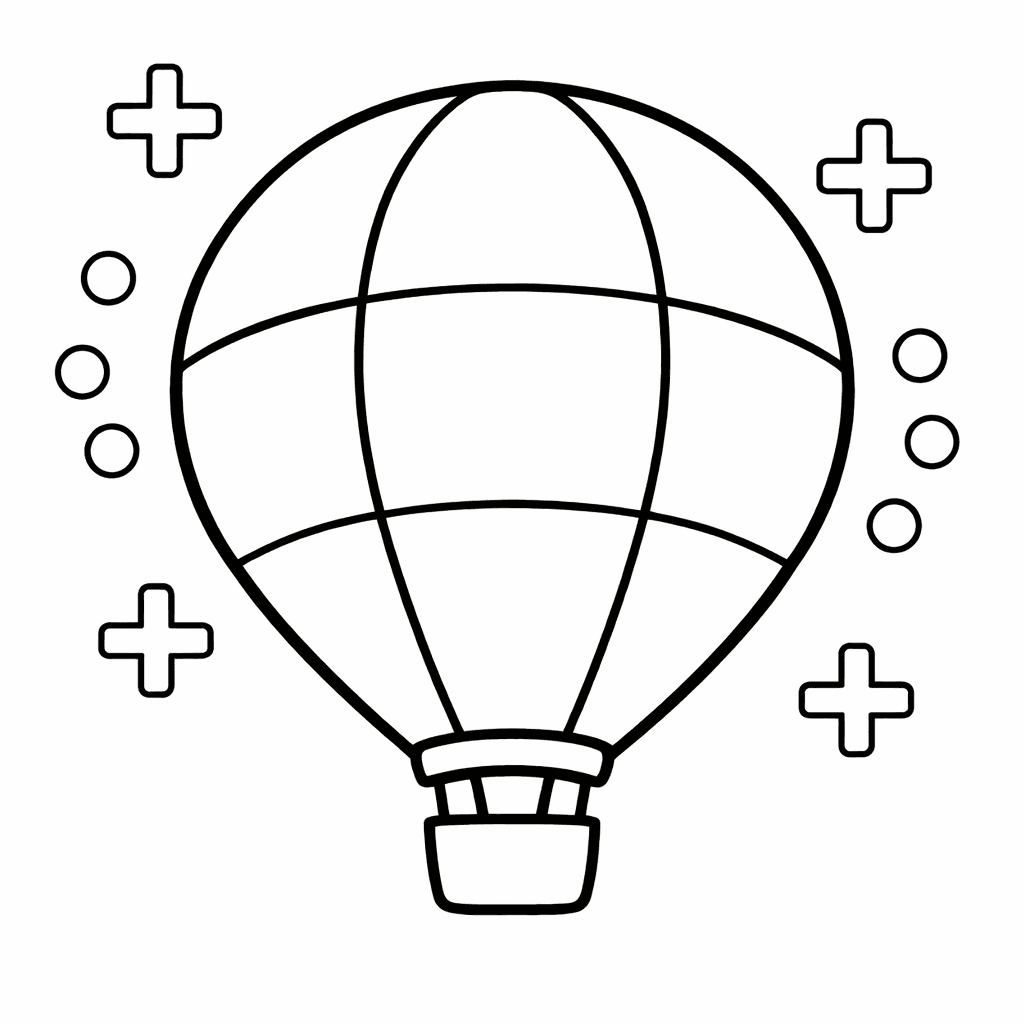 Free printable coloring page: Star With Number Sections, for ages 3-6