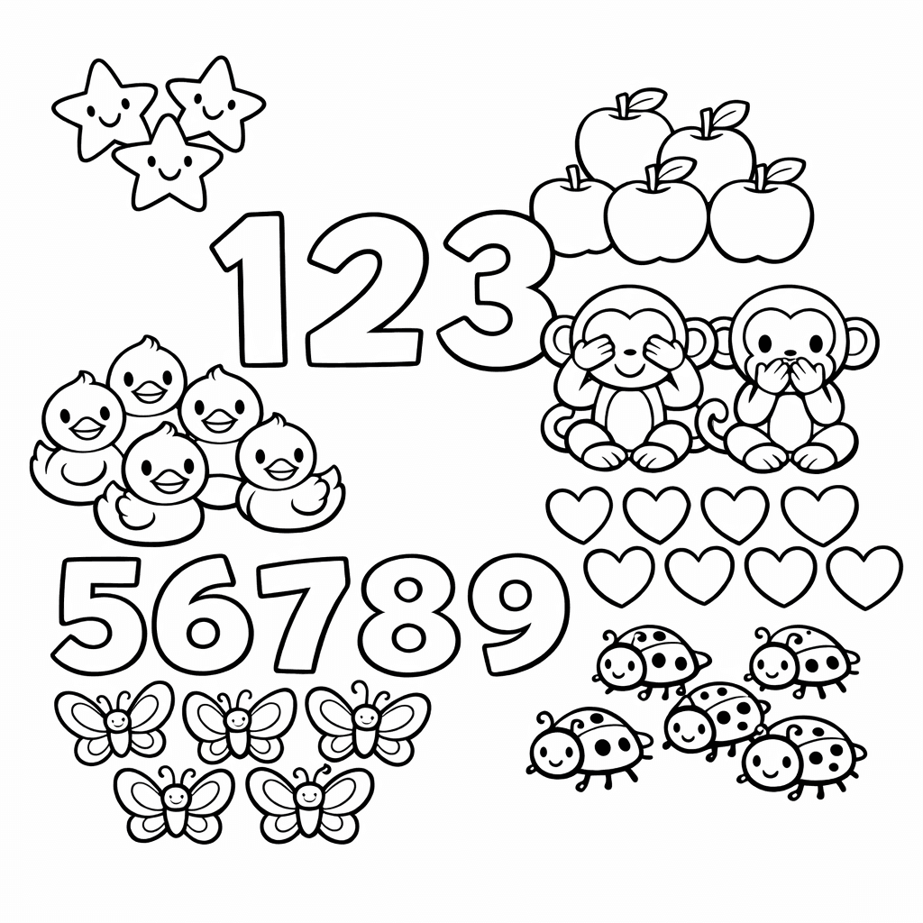 Free printable coloring page: Abacus With Beads, for ages 7-12