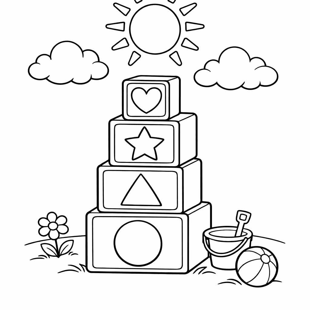 Free printable coloring page: Ten Frame With Dots, for ages 7-12