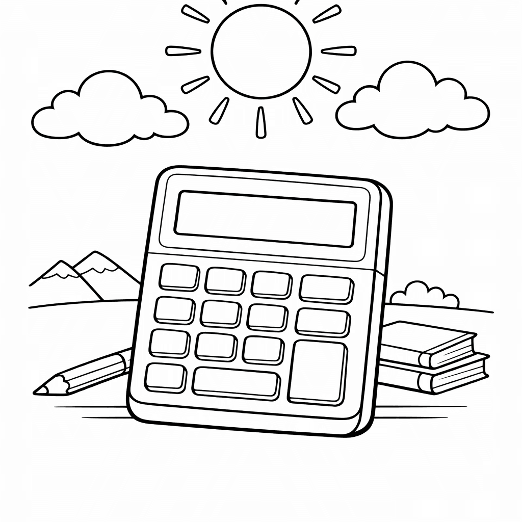 Free printable coloring page: Money Coins With Decimals, for ages 7-12