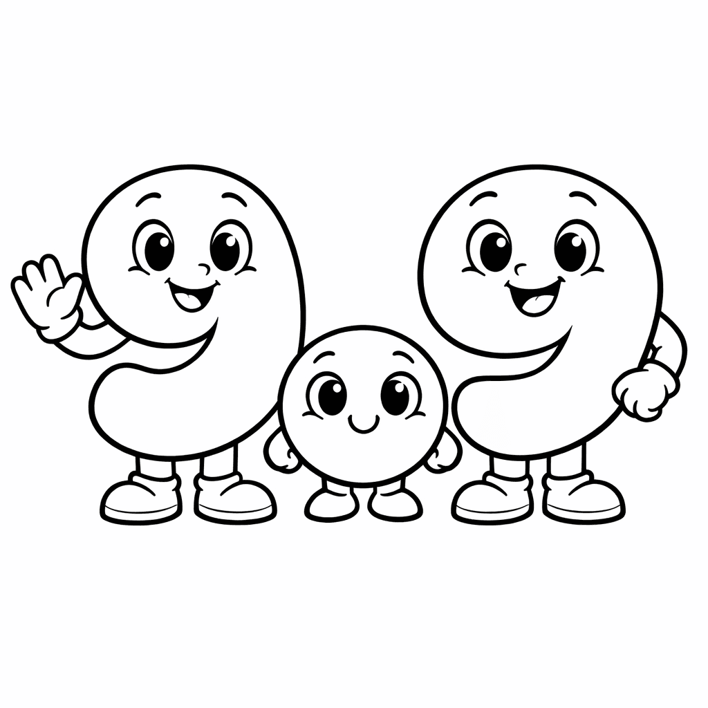 Free printable coloring page: Calculator With Numbers, for ages 3-6
