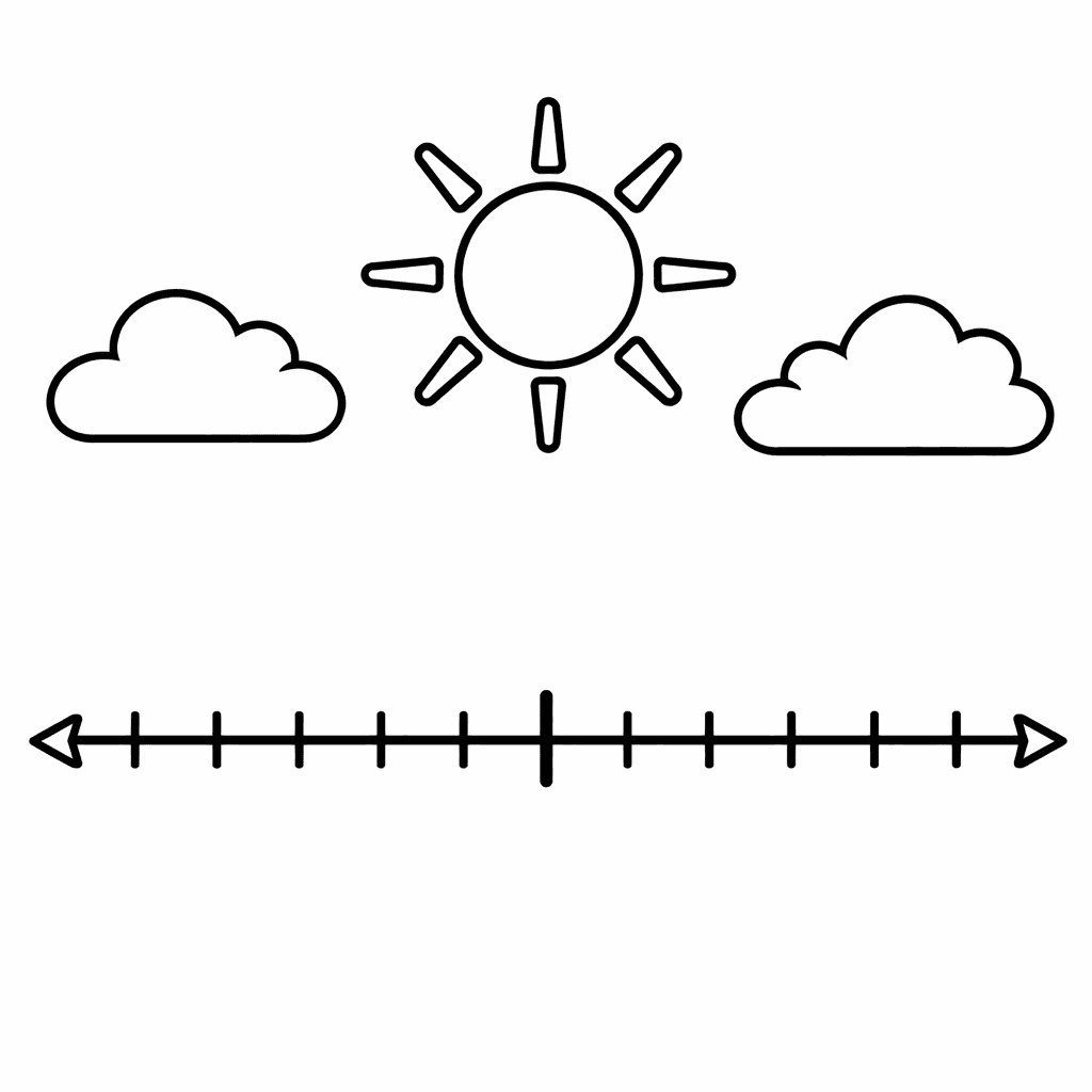 Free printable coloring page: Object Only: Two Or Three Decimalss Side By…, for ages 3-6