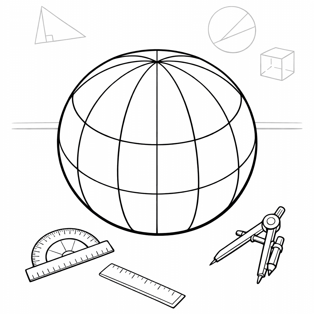 Free printable coloring page: Elephant With Number Sections, for ages 7-12