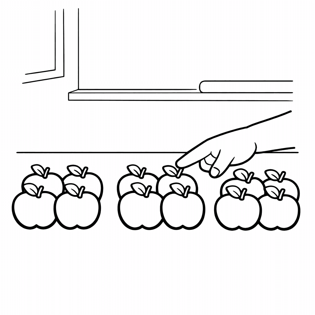 Free printable coloring page: Dragon With Number Sections, for ages 3-6