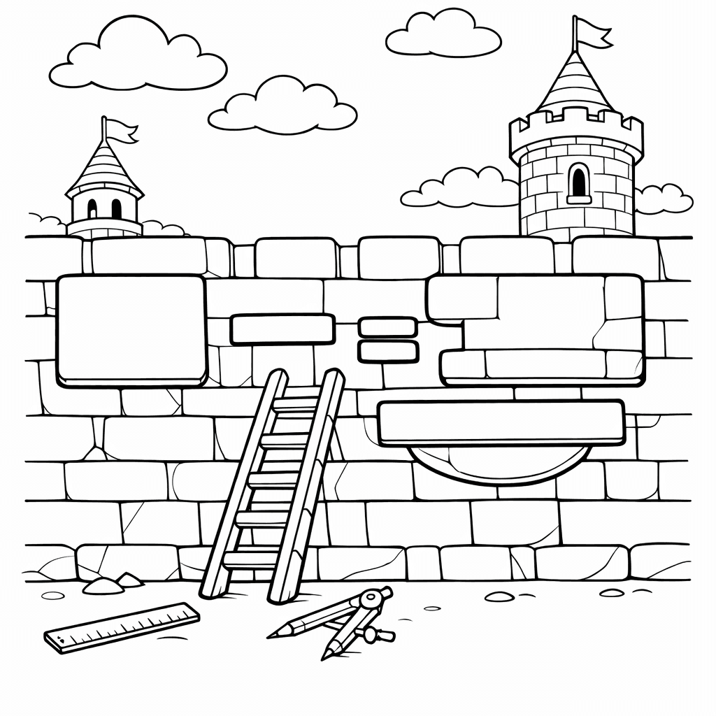 Free printable coloring page: Dinosaur With Number Sections, for ages 7-12