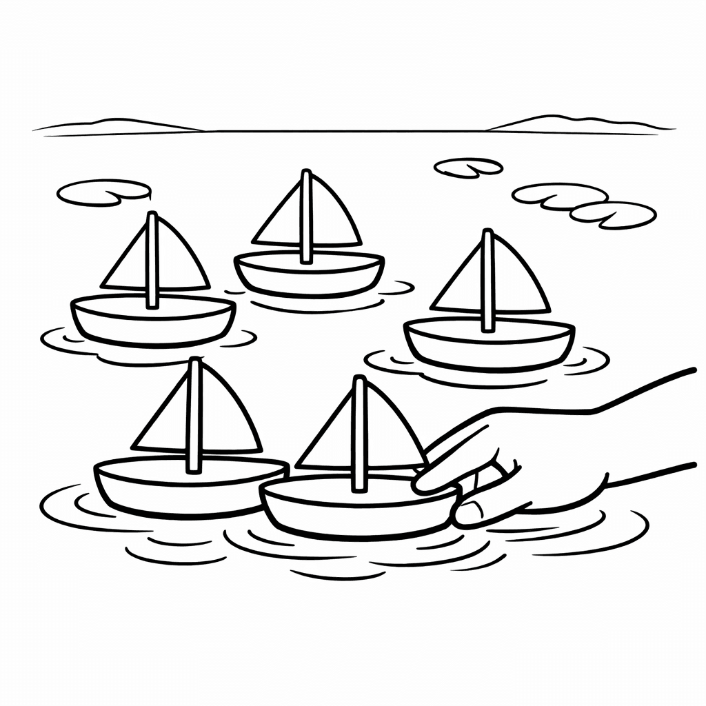 Subtraction Coloring Page — Butterfly With Number Sections