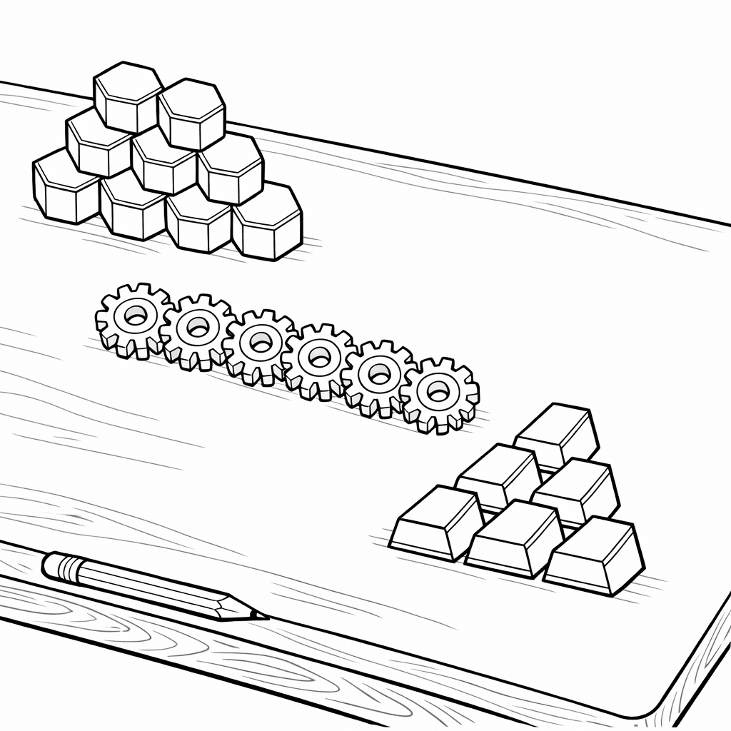 Free printable coloring page: Object Only: Two Or Three Word Problemss Side…, for ages 7-12
