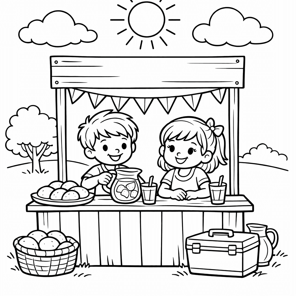 Free printable coloring page: Apples In A Basket, for ages 7-12